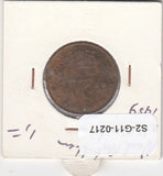 S2-G11-0217 Antilles 2 1/2 Cents VF/XF 1959 KM5