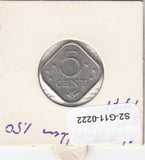 S2-G11-0222 Antilles 5 Cents VF 1971 KM13