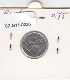 S2-G11-0236 Aruba 10 Cents VF+ 1996 KM2