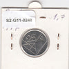 S2-G11-0248 Aruba 25 Cents XF 1997 KM35
