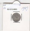 S2-G12-0003 Zweden 10 Ore VF 1957 KM823   Silver