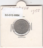 S2-G12-0004 Denmark 10 Ore VF 1958 KM841