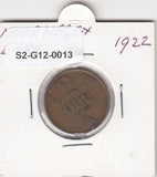 S2-G12-0013 Norway 2 Ore VF 1922 KM371