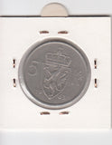 S2-G12-0016 Norway 5 Kroner VF 1963 KM412
