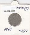 S2-G12-0023 Romania 1 leu VF 1924 KM46 Brussel