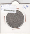 S2-G12-0045 Poland 20 Zlotys VF 1976 Y69 Kremnika Marceli Nowotko