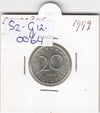 S2-G12-0064 Bulgaria 20 Stotinki AU 1999 KM241