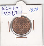 S2-G12-0067 Portugal 50 Centavos VF 1978 KM596
