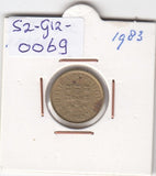 S2-G12-0069 Portugal 1 escudo VF 1983 KM614