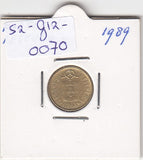 S2-G12-0070 Portugal 1 escudo VF/XF 1989 KM631