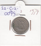 S2-G12-0079 Portugal 2 1/2 Escudos VF 1979 KM590