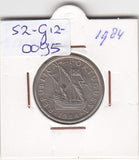 S2-G12-0095 Portugal 5 Escudos VF 1984 KM591