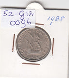 S2-G12-0096 Portugal 5 Escudos XF 1985 KM591