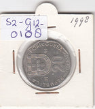 S2-G12-0108 Portugal 20 Escudos AU 1998 KM634