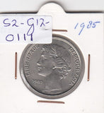 S2-G12-0111 Portugal 25 Escudos XF 1985 KM607a