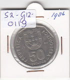 S2-G12-0119 Portugal 50 Escudos VF 1986 KM636