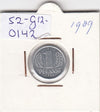 S2-G12-0142 Germany-DDR 1 Pfennig VF/XF 1989 KM8