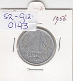 S2-G12-0143 Germany-DDR 1 Mark VF 1956 KM13