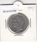 S2-G12-0160 Venezuela 2 Bolivares VF 1967 Y43