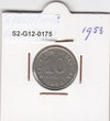 S2-G12-0175 Argentina 10 Centavos VF 1953 KM47a