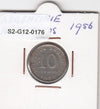 S2-G12-0176 Argentina 10 Centavos VF 1956 KM51