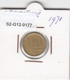 S2-G12-0177 Argentina 10 Centavos VF 1971 KM66