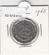 S2-G12-0181 Argentina 25 Pesos XF 1968 KM63