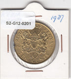 S2-G12-0201 Kenya 10 Cents VF+ 1987 KM18