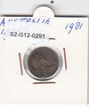 S2-G12-0291 Australia 1 Cent VF 1981 KM62