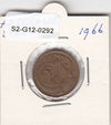 S2-G12-0292 Australia 2 Cents VF 1966 KM63