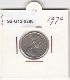 S2-G12-0298 Australia 5 Cents VF 1970 KM64