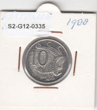 S2-G12-0335 Australia 10 Cents VF 1988 KM81