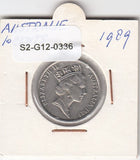 S2-G12-0336 Australia 10 Cents VF 1989 KM81