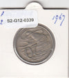S2-G12-0339 Australia 20 Cents VF 1967 KM66