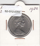 S2-G12-0353 Australia 20 Cents VF 1982 KM66