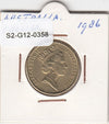 S2-G12-0358 Australia 1 Dollar VF 1986 KM87   Year of Peace