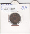 S2-G12-0369 Sweden 5 Ore VF 1972 KM845