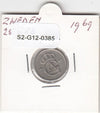 S2-G12-0385 Sweden 25 Ore VF 1969 KM836