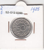 S2-G12-0390 Sweden 50 Ore VG/FI 1983 KM855
