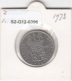 S2-G12-0396 Sweden 1 Krone VF 1973 KM826a