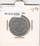 S2-G12-0399 Sweden 1 Krone VF 1989 KM852a