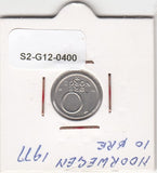 S2-G12-0400 Norway 10 Ore VF+ 1977 KM416