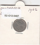 S2-G12-0407 Norway 25 Ore VF 1962 KM407