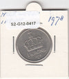 S2-G12-0417 Norway 1 Krone VF 1978 KM419
