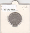 S2-G12-0418 Norway 50 Ore VF 1962 KM408