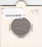 S2-G12-0419 Norway 50 Ore VF 1969 KM408