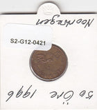 S2-G12-0421 Norway 50 Ore VF 1996 KM460