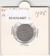 S2-G12-0427 Denmark  10 Ore VF 1955 KM841.1