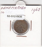 S2-G12-0430 Denmark  10 Ore VF 1968 KM849