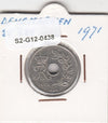 S2-G12-0438 Denmark  25 Ore VF 1971 KM855